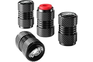 AOLLPU 4PCS Tire Valve Stem Caps, Aluminum Tire Valve Cap Set, Universal Stem Covers for Cars Trucks Motorcycles SUVs and Bikes