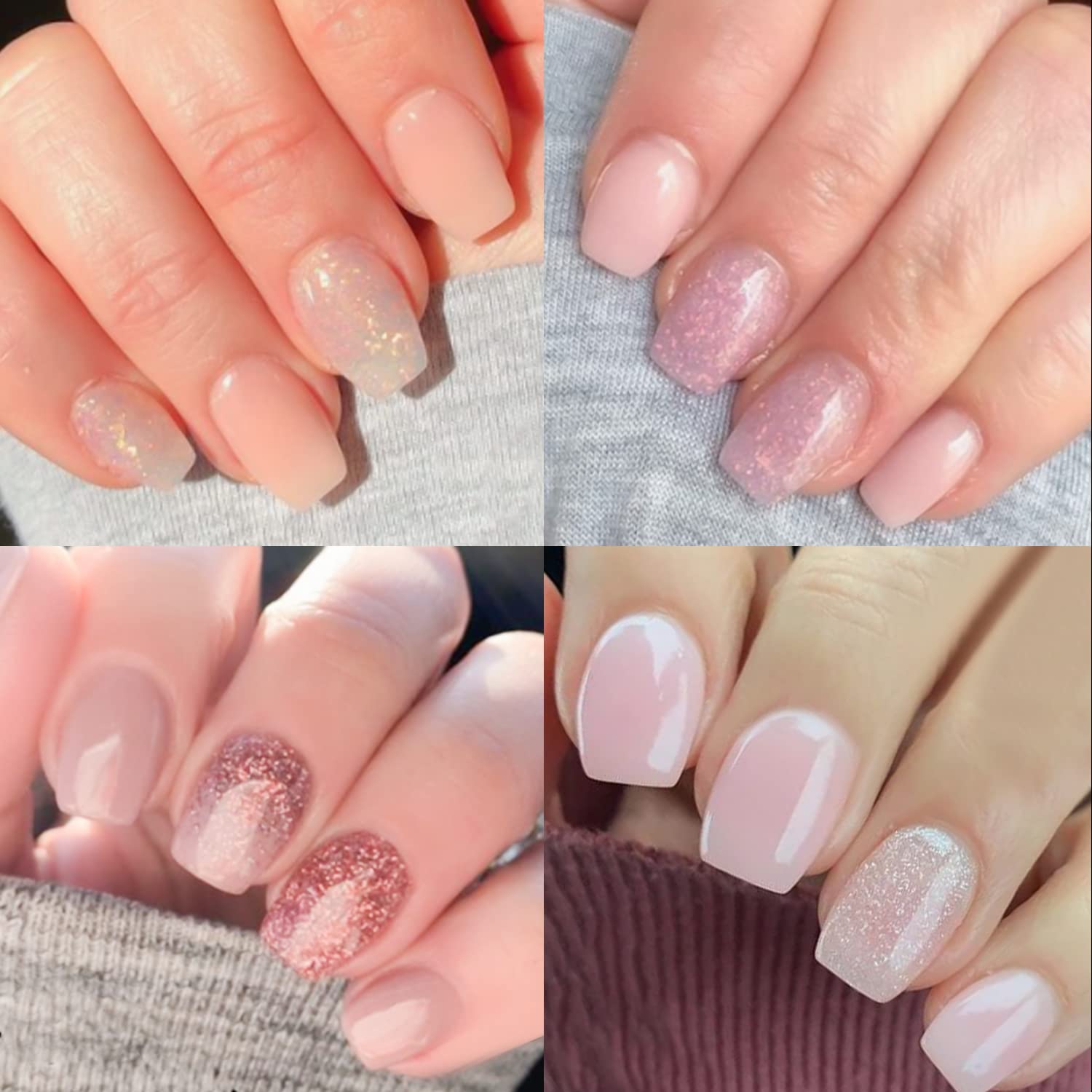 UNA GELLA Extra Short Coffin Nails XS 216pcs Pre-shape Press on Nails Extra Short Coffin Gel TipsFull Cover Acrylic Fake False Nails Extension 12 Sizes Gelly Tips - Image 2