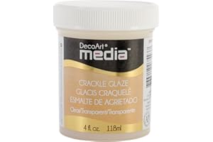Deco Art DMM16 Media Crackle Glaze, Clear