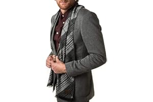 MARINO AVENUE Marino’s Winter Cashmere Feel Men Scarf,100% Cotton Fashion Scarves, In Elegant Gift Box