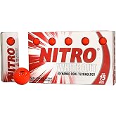 NITRO White Out Golf Balls 15pk Red