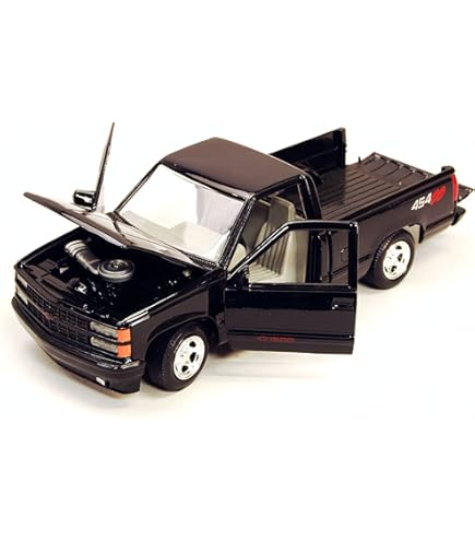 Motor Max 1/24 Scale Diecast 79130 - 1992 GMC Sierra GT Pickup - Dark Red