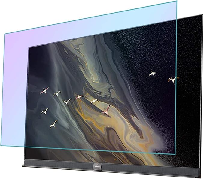 3275 Inches Blue Light Filter Anti Glare Tv Screen Protector Easy