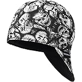 ARCCAPTAIN Reversible Welding Caps, 8 Panel Protective Welding Cap, 10 oz Fireproof Cotton Comforts for Safety and Protection While Welding to Men Women, 7 1/4