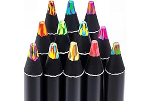 Karuamodomi Stocking Stuffers,12 Rainbow Colored Pencils,Art Supplies for Kids, Stocking Stuffers for Teen Girls Trendy Stuff,Gifts for Girls 8-12,Christmas Gifts for Grandkids