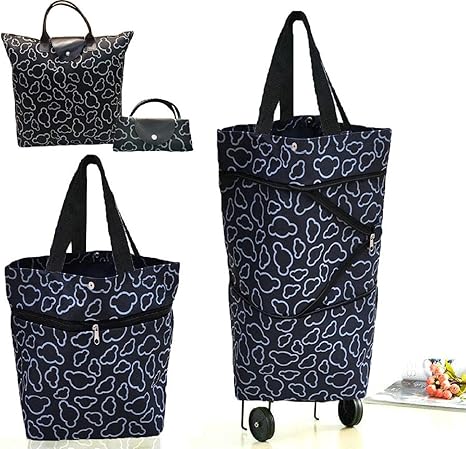 foldable shopping trolley bag