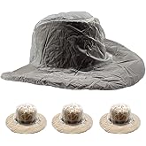 4 Pack Cowboy Hat Rain Cover Plastic Hat Protectors for Men's Rain Hat Storage