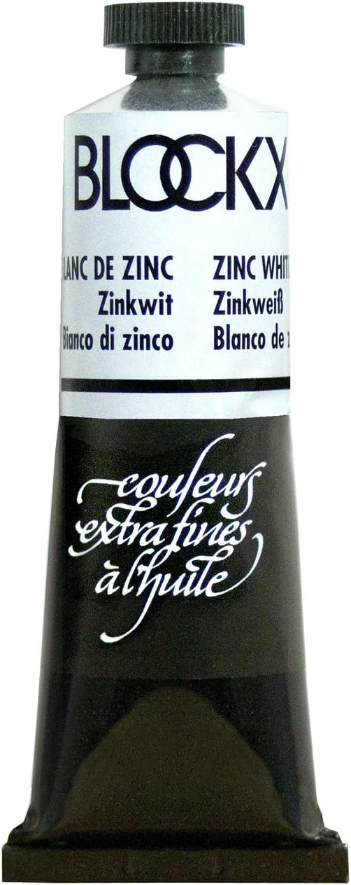 Blockx Zinc White Oil Paint, 35ml Tube