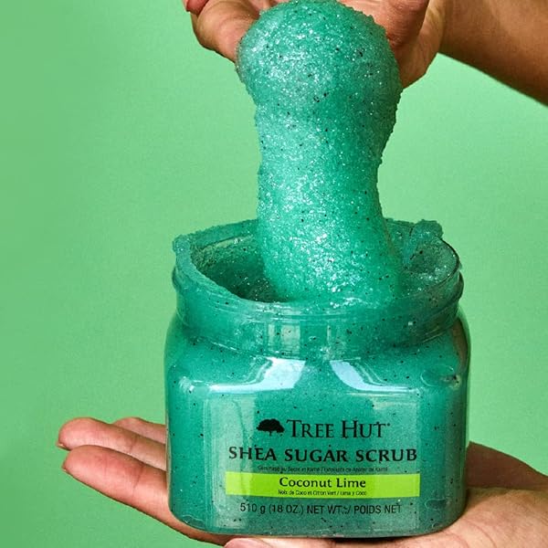TREE HUT SHEA SUGAR BODY SCRUB COCONUT LIME 18 OZ