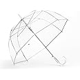 SHEDRAIN Auto Open Bubble Stick Umbrella Clear, 1 EA