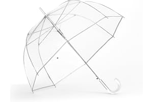 SHEDRAIN Auto Open Bubble Stick Umbrella Clear, 1 EA