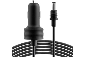 EAZUSE Starlink Mini Cable, 12V Car Adapter 10FT/3M Power Cable for Mini Starlink with Cigarette Lighter Charger, Heavy Duty 16AWG Waterproof DC Power Cord