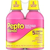 Pepto-Bismol Regular Strength Liquid - Total: 32 oz (16 oz X 2)