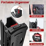 Preciva 18cm Speed Square with Angle Locator Hex Nut Finder 5m Tape & Storage view 2