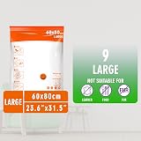 Storage Master Space Saver Bags 9 Large Vacuum Storage Bags with Double Zip Seal view 2