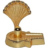 Real Seed Brass Lord Shiva Shivlinga / Shiv ling Idol 6.5 Cm x 5 Cm x 6.5 CM