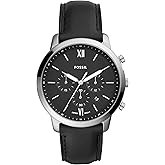 Fossil Men's Neutra Quartz Stainless Steel and Leather Chronograph Watch