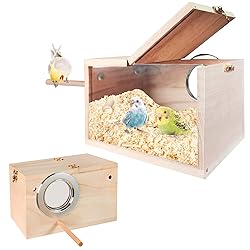 Parakeet Nesting Box, Transparent Bird Box Bird