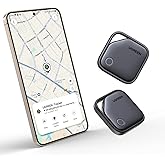 UGREEN FineTrack S 2-Pack Bluetooth Tracker Tags Work with Samsung SmartThings APP (Samsung Only), 550-Days Replaceable Battery Item Finder Smart Tag for Key Luggage Passport