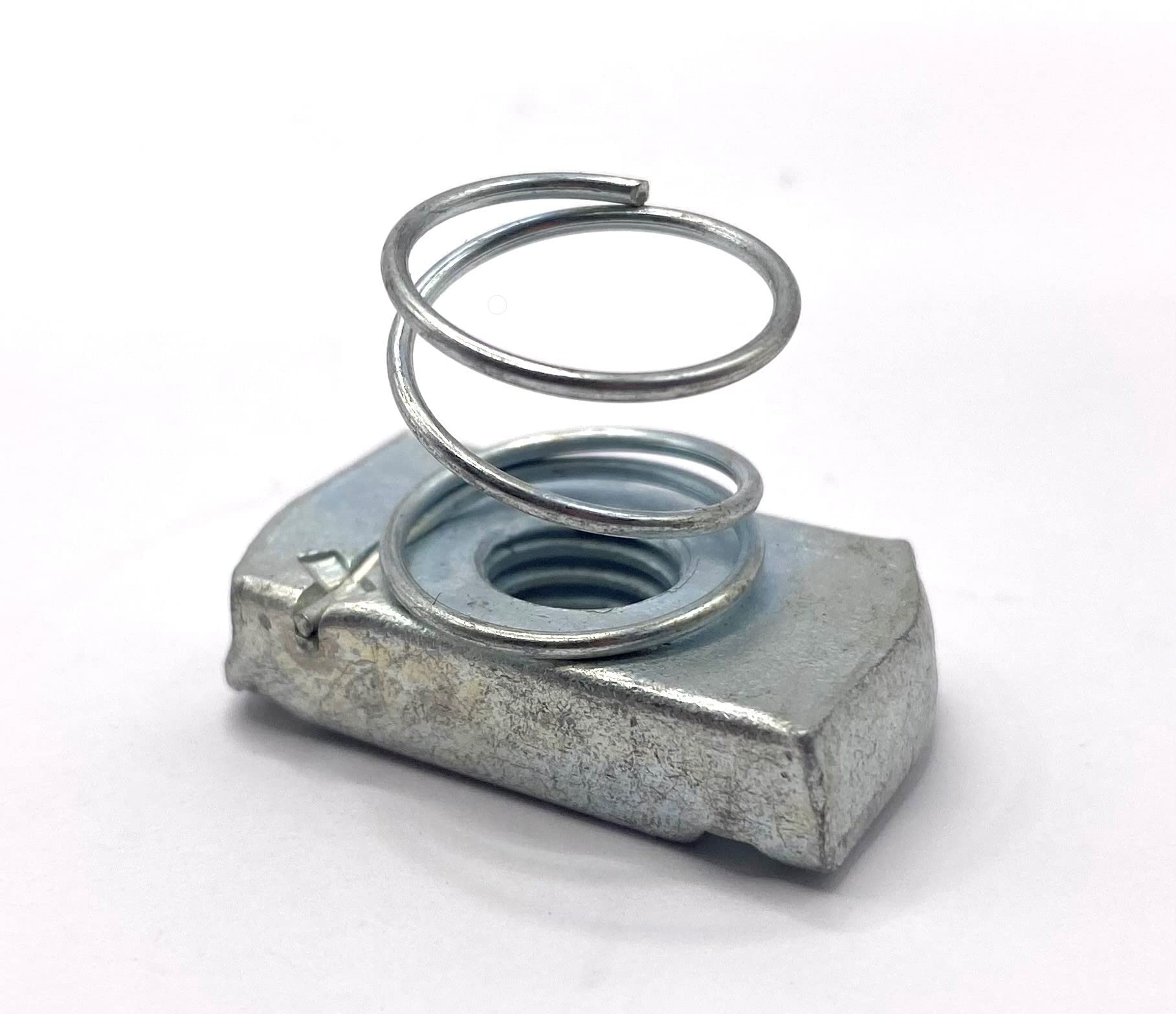 Greened House Zinc Plated Short Spring Channel Nut M10 - Pack of 10 (10)