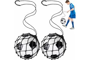 2PCS High-Density Soccer Kick Trainer, Soccer Return Net for Youth Adults Fit Ball Size 3, 4, 5 Kick Throw Practice Training 