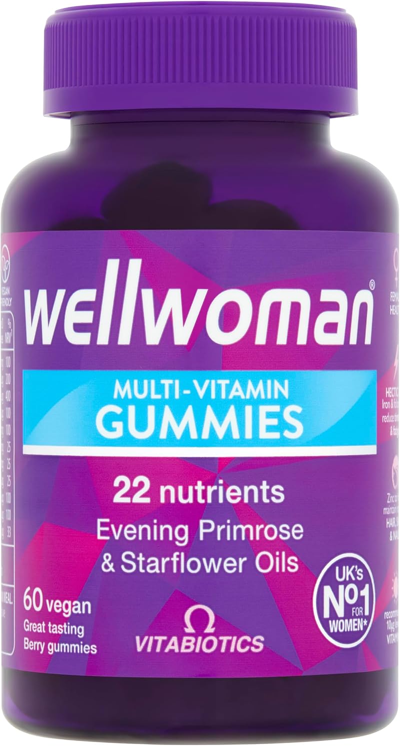 Wellwoman Multivitamin Vegan Gummies for Women 60s? - Note: 80 chars limit