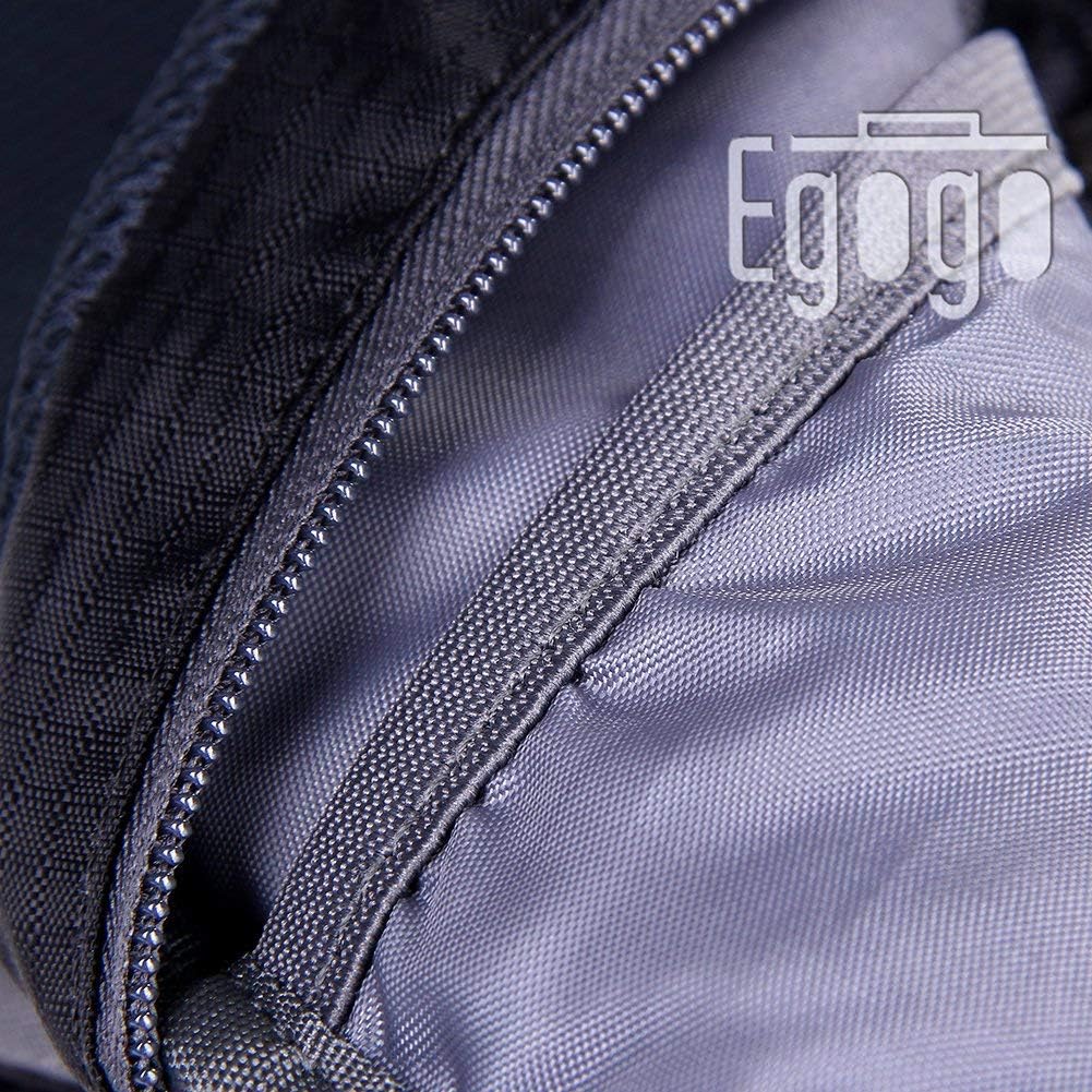 EGOGO Travel Sport Waist Pack Fanny Pack Bum Bag Hiking Bag with Water Bottle Holder S2209 (Black) : Clothing