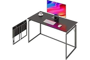 alawooder Folding Desk 30 Inch - Small Foldable Desk for Small Space Minimalist, Space Saving Collapsible Compact Desk Portable Table for Craft, Writing, Study and Work (No Assembly Required)