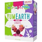 YumEarth Organic Easter Candy Variety Box Spring Fruit Flavors, 50 Count | Jelly Beans, Lollipops, Gummy Fruits, Individually