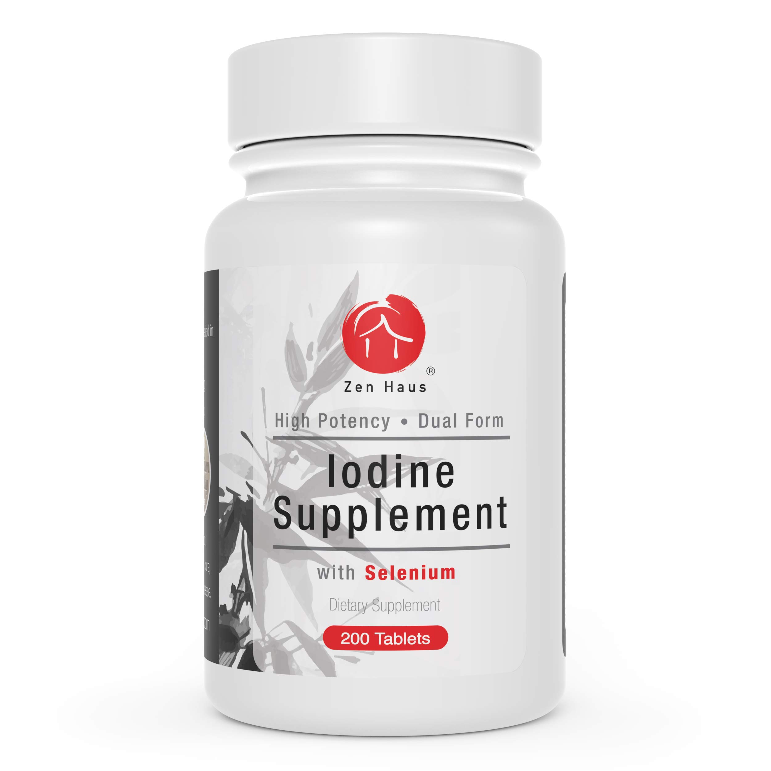 Zen Haus Iodine 12.5mg Supplement with Selenium (as Selenomethionine