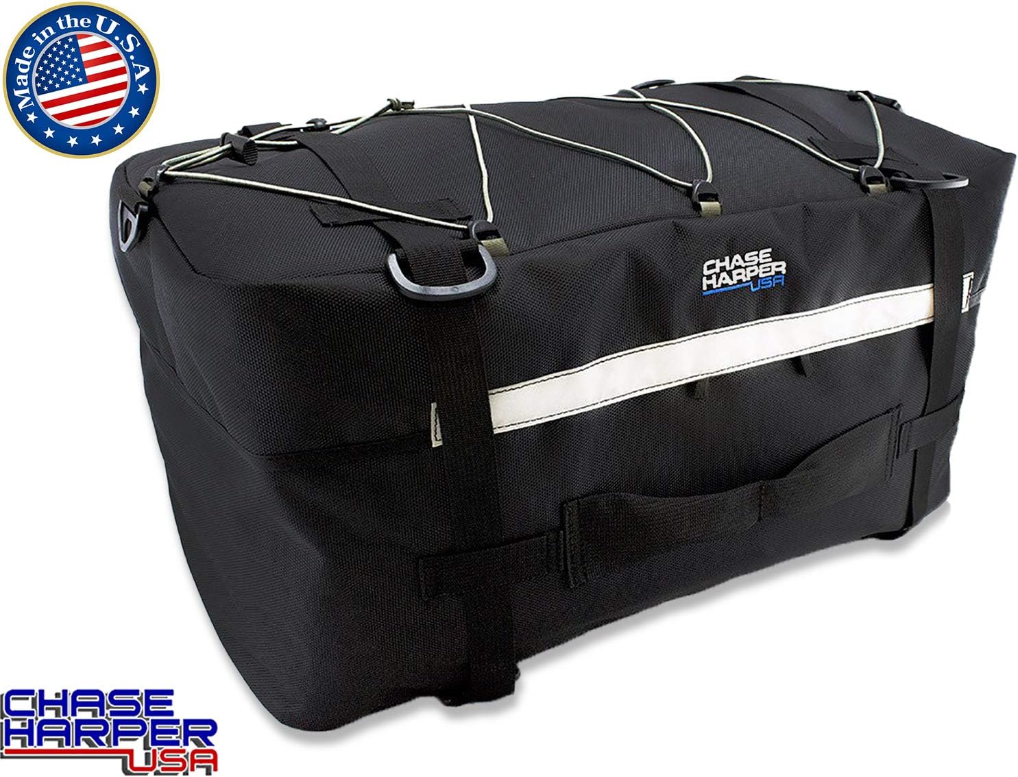 Chase Harper USA 4100 B’Alaska Tail Trunk - Water-Resistant, Tear-Resistant, Industrial Grade Ballistic Nylon with Adjustable Cinch Strap Mounting System for Universal Fit