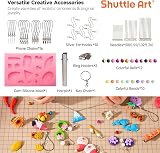 Shuttle Art Polymer Clay Kit 50 Colours 19 Tools 10 Accessories Non-Toxic view 4