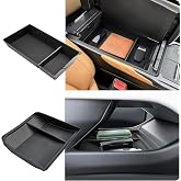 Coleya (2Pack) for 2026 Lexus ES 350e/500e/350h Center Console Organizer | for Lexus ES (Armrest+Lower), Durable ABS Plastic &amp;Anti-Slip Rubber Console Tray Insert 2026 ES 350e/500e/350h Accessories