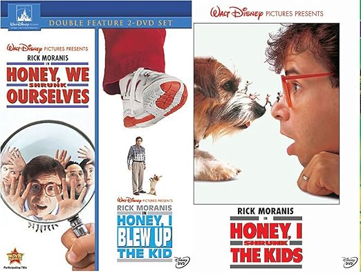 Amazon Com Disney Honey I Shrunk The Kids Honey I Blew Up The Kid Honey We Shrunk Ourselves Dvd 3 Family Favorites Kids Fun Robin Williams Movies Tv