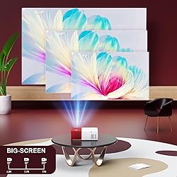 Projector with WIFI, iGRR Mini Projector for Home