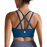 RUNNING GIRL Sports Bras for Women,Molded Cup Strappy Running High Support Sports Bras Workout Yoga Bra