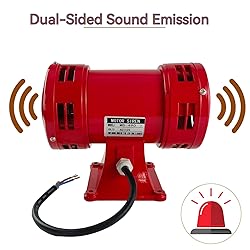 AeKeatDa Raid Siren,110V Siren Alarm 150db