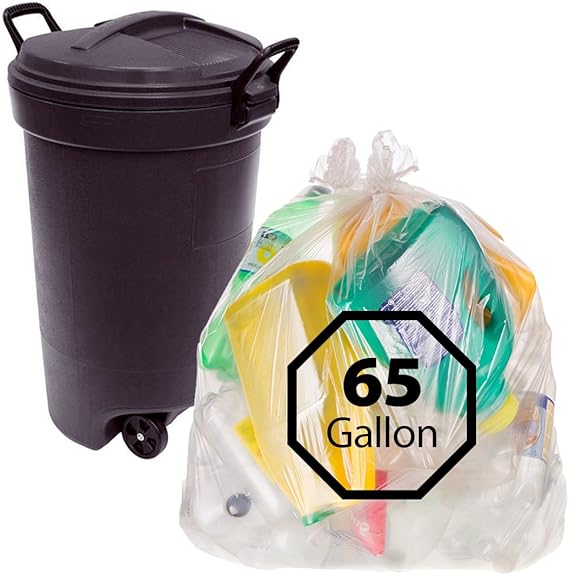 clear trash bags near me