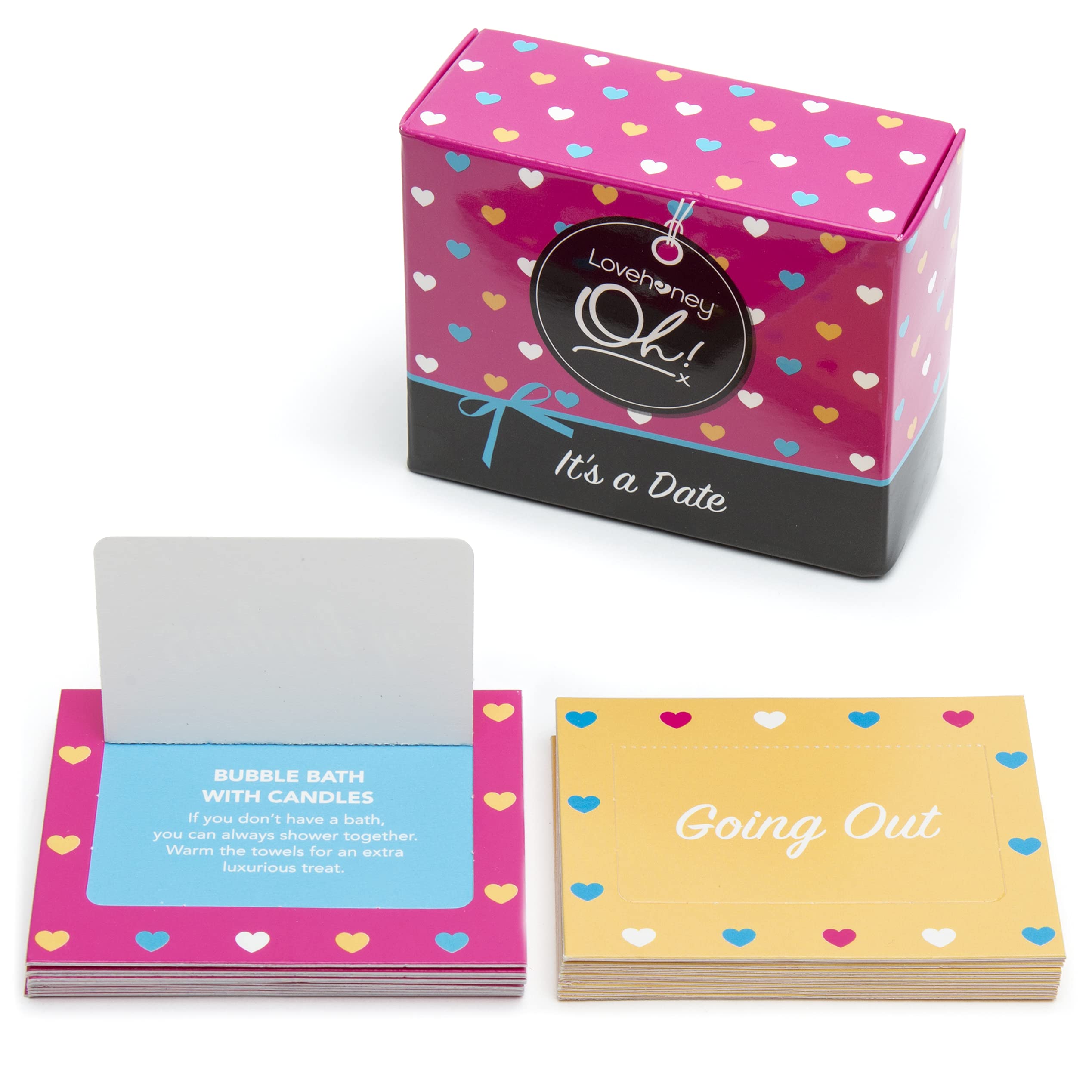 Lovehoney Multicoloured Oh! 52 Weeks of Date Nights Cards for Adults - Fun Games for Couples