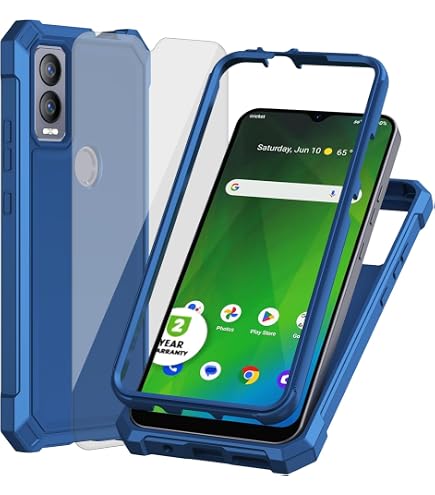 Icon Pro 2026 Phone Case Cricket Magic 2 5G / AT&T Propel 2 5G Case (2024) - Shockproof Protective Case With Built-in Screen Protector, Military Drop Tested, Glitter Aqua/Purple Icon Pro 2026 Phone Case Cricket Magic 2 5G / AT&T Propel 2 5G Case (2024) - Shockproof Protective Case With Built-in Screen Protector, Military Drop Tested, Glitter Aqua/Purple