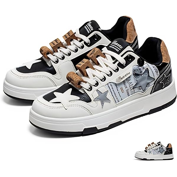 Amazon.com | ACARITOUCH Burgundy Star Print Fashion Chunky