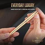Scriveiner Personalised Gold Plated Ballpoint Pen with Schmidt Refill view 5
