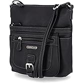MultiSac womens Mini Flare Crossbody Cross Body, Black, One size US