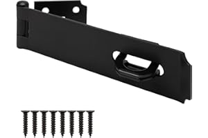 DREAMXIANG 7-1/2"Heavy Duty Door Lock Hasp Latch