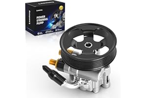 Loautong 21-5245 power steering pump with pulley Compatible with Toyota Camry 2002-2009, for Solara 2002-2008 L4 2.4L, Replace #4431006071, 4431033150