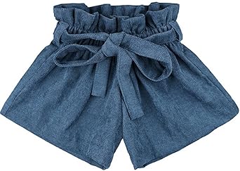 baby girl high waisted shorts