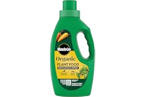 Miracle-Gro Organic Plant Food, Made from Plants for All Plants, Use with Indoor or Outdoor Container Plants and In-Ground Gardens, OMRI Listed, 32 oz.