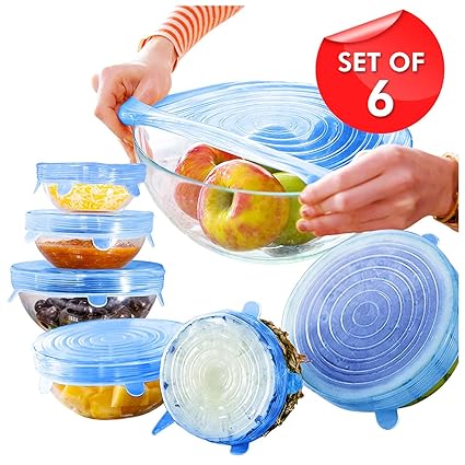 PETRICE Silicone Lid Set- Multicolour