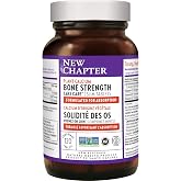 New Chapter Calcium Supplement &acirc;&euro;&ldquo; Bone Strength Organic Plant Calcium with Vitamin K2 + D3 + Magnesium, Vegetarian, Gluten Free - 120 count (40 day supply)