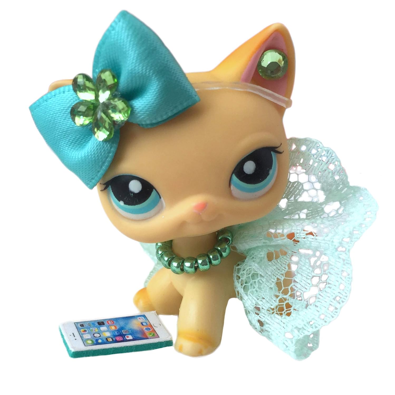 Pet Shop LPS Clothes Accessories Skirt Bow Outfit Lot CAT